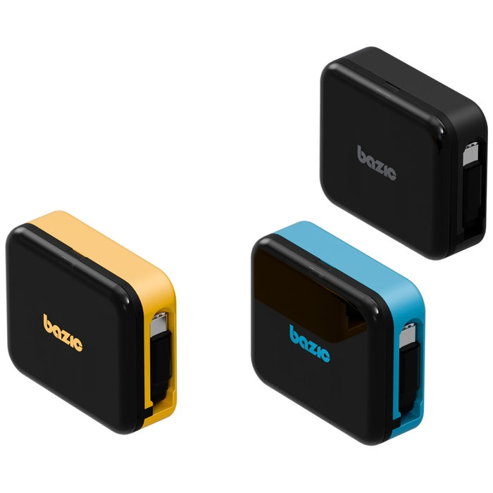 Кабел ENERGEA Bazic GoCharge Loop 5w1 Lightning, USB-A, Micro USB 1m, черен