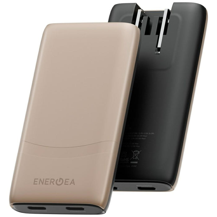 Зарядно Energea TravelWorld Edge 65W PD/PPS/QC3.0 (US/UK/EU), златно