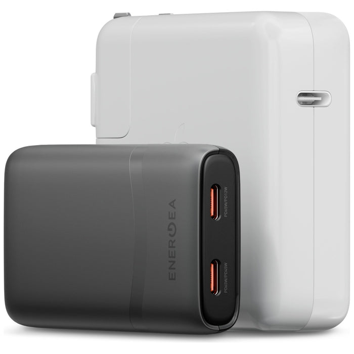 Зарядно Energea TravelWorld Edge 65W PD/PPS/QC3.0 (US/UK/EU), графитено