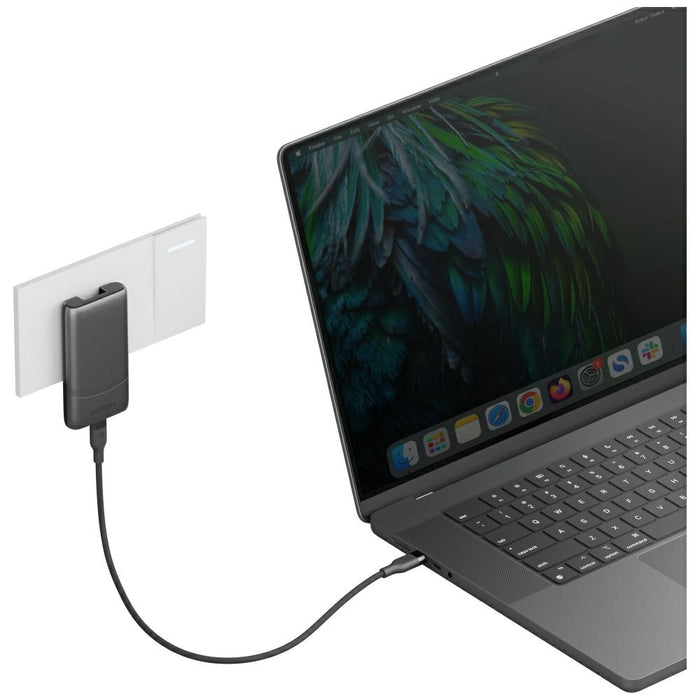 Зарядно Energea TravelWorld Edge 65W PD/PPS/QC3.0 (US/UK/EU), графитено