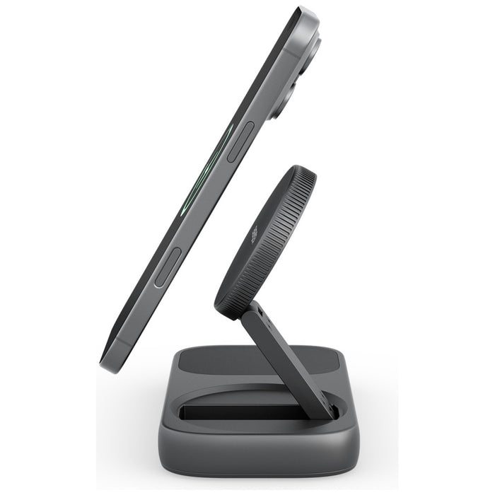 Зарядна станция Energea WiDock Plus 7в1 USB-C 3.1 с Qi2, графитена