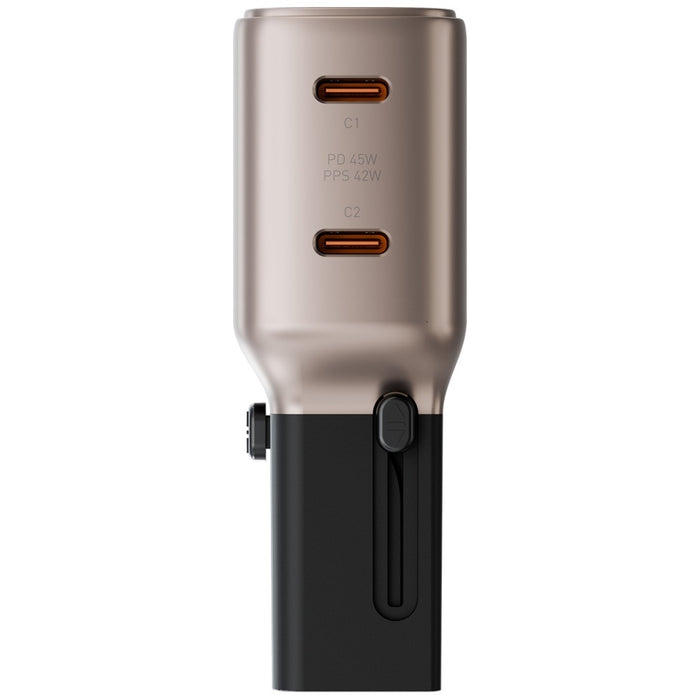 Зарядно Energea TravelGo Adapter 45W, черно-златно