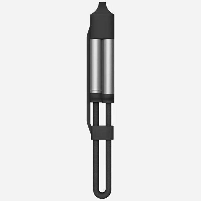 Кабел Energea Sheath Key 2в1 за USB-C/USB-A, USB-C, 60W, gunmetal