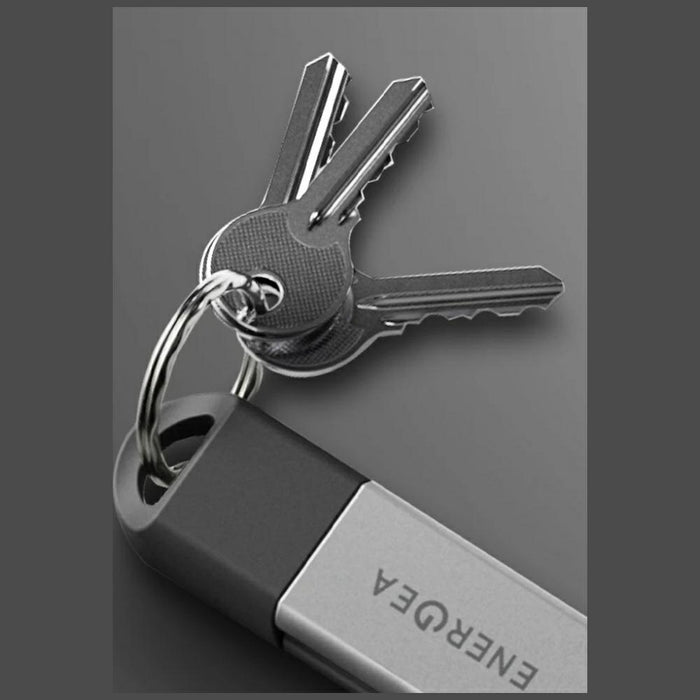 Кабел Energea Sheath Key 2в1 60W за USB-C/USB-A, портокалов