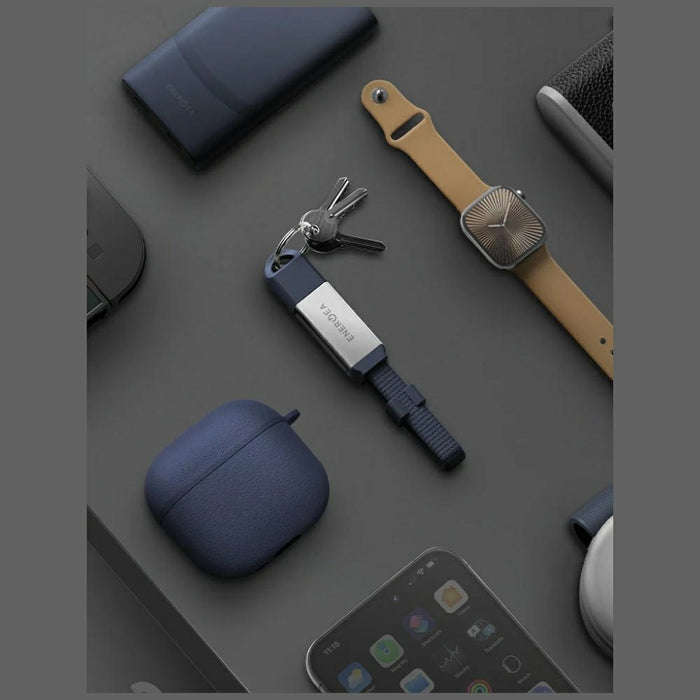 Кабел Energea Sheath Key 2в1 60W за USB-C/USB-A, портокалов
