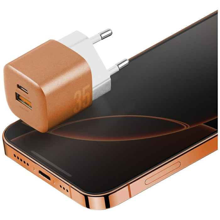 Зарядно Energea Ampcharge PD/PPS/QC3.0 35W, оранжево