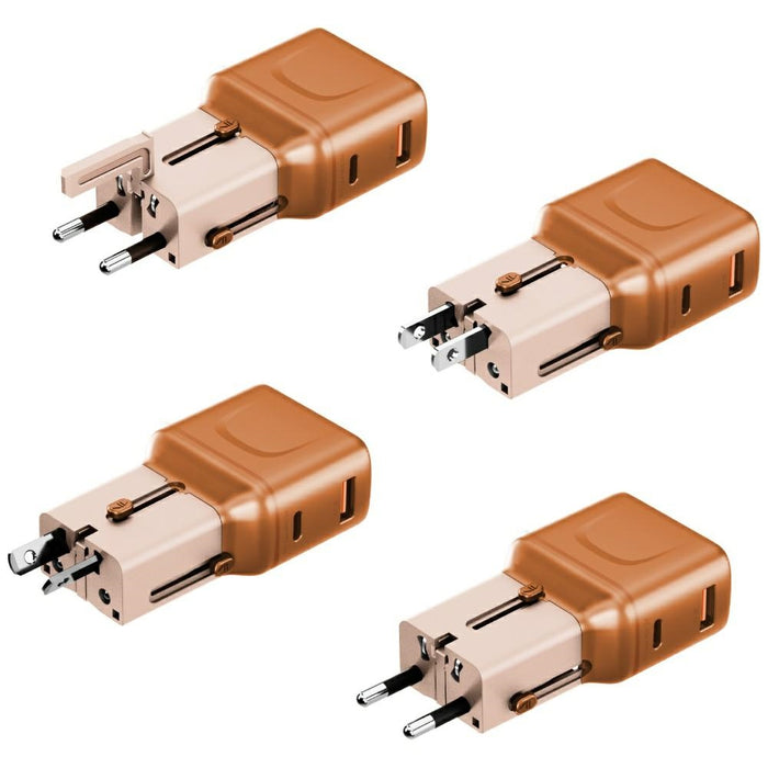Зарядно ENERGEA TravelGo Adapter 35W, оранжево