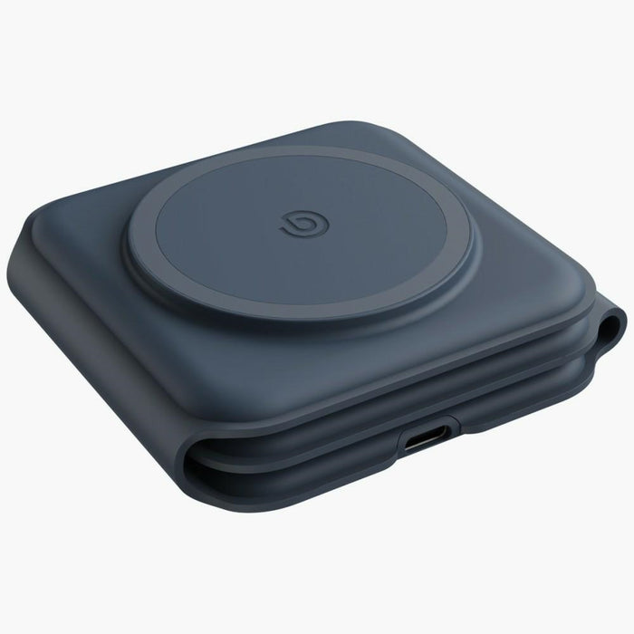 Индуктивно зарядно Energea Bazic GoMag Trio Plus 3в1 15W Fast Charging MagSafe, тъмносиньо