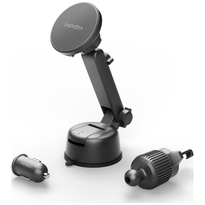 Автомобилно държане Energea Magdrive Kit 15W за стъкло/вентилационна решетка/табло