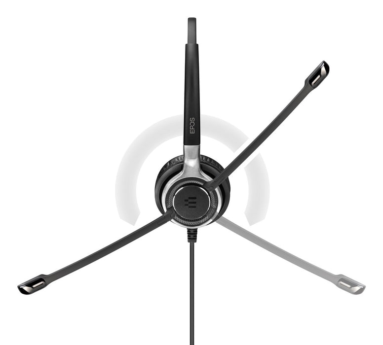 EPOS IMPACT SC 662 Слушалки с кабелна лента за глава черна, сребриста