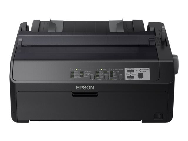 EPSON LQ 590IIN Printer Mono B/W dot-matrix Roll 21.6cm JIS B4 254mm ширина 360x180dpi 24 пинов паралелен USB 2.0 LAN сериен
