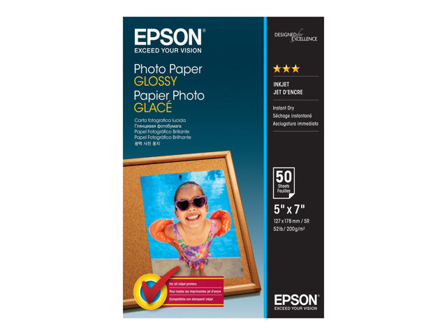 EPSON Photo Paper Glossy 13x18cm 50 бр