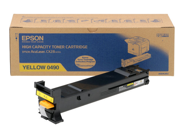 ТОНЕР EPSON AL-CX28DN HC ЖЪЛТ 8K