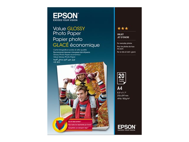 EPSON Value Photo Paper A4 20 листа