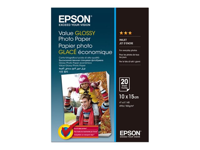 EPSON Value Photo Paper 10x15cm 20 листа