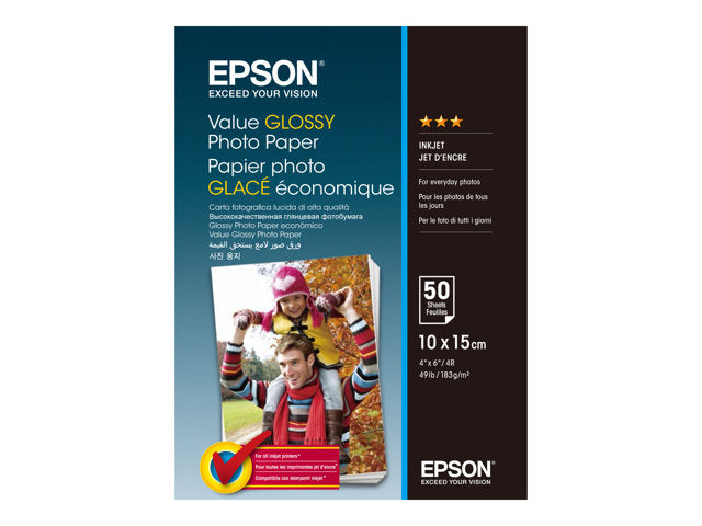 EPSON Value Photo Paper 10x15cm 50 листа