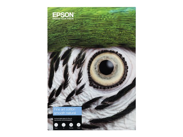 EPSON Fine Art Cotton Smooth Natural A3+ 25 листа
