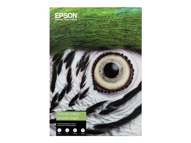 EPSON Fine Art Cotton Smooth Bright A2 25 листа