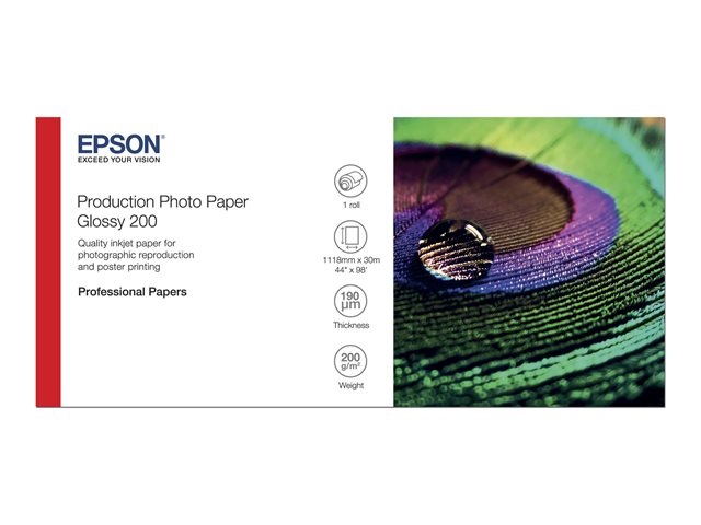 EPSON Production Photo Paper Glossy 200 44 x 30m