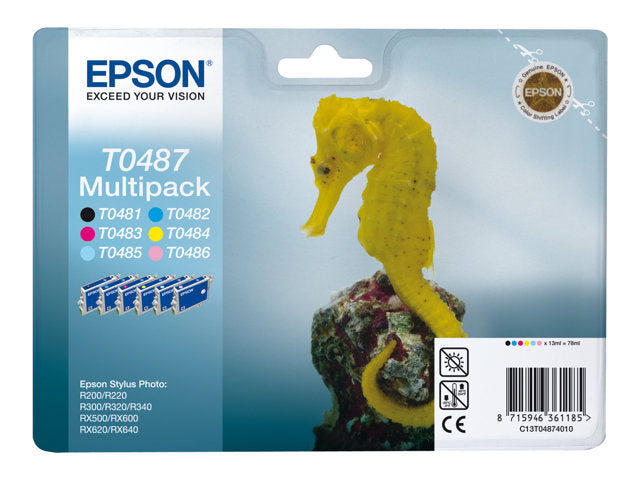 EPSON RX500 RX300 касета с мастило черна и трицветна 1 пакет RF-AM блистер с/с