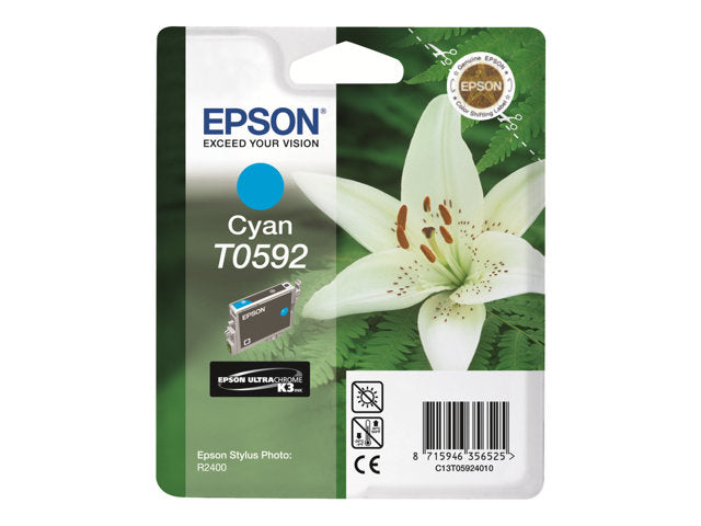 EPSON Singlepack Cyan T0592 Ultra Chrome K3