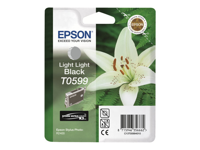 Светло черна касета с мастило EPSON T0599