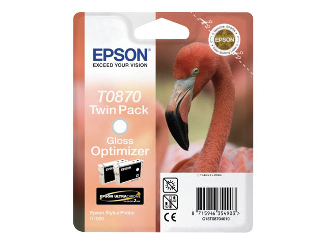 EPSON Twinpack Gloss Optimizer T0870 Ultra Gloss High-Gloss 2