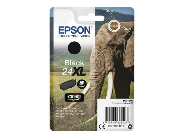 EPSON 5LB 24XL черна касета с мастило с голям капацитет 10 мл 500 страници 1 пакет RF-AM блистер с/с