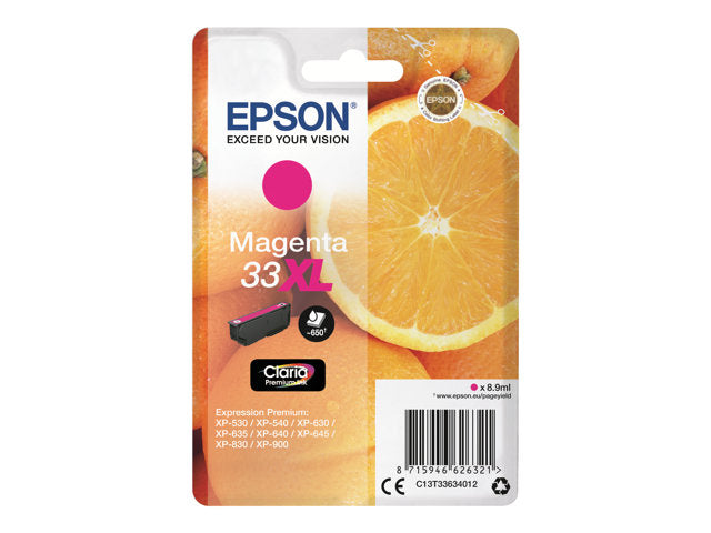 EPSON 1LB 33XL мастило Magenta Claria Premium Singlepack w/s