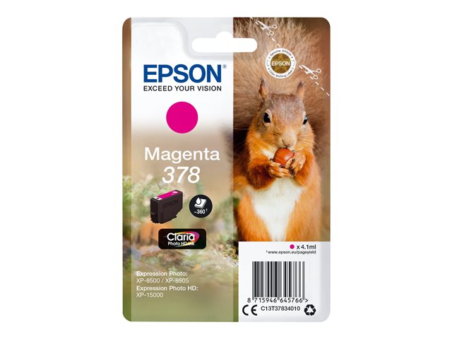 EPSON 4LB 378 Magenta мастилена касета със сигурност w/s