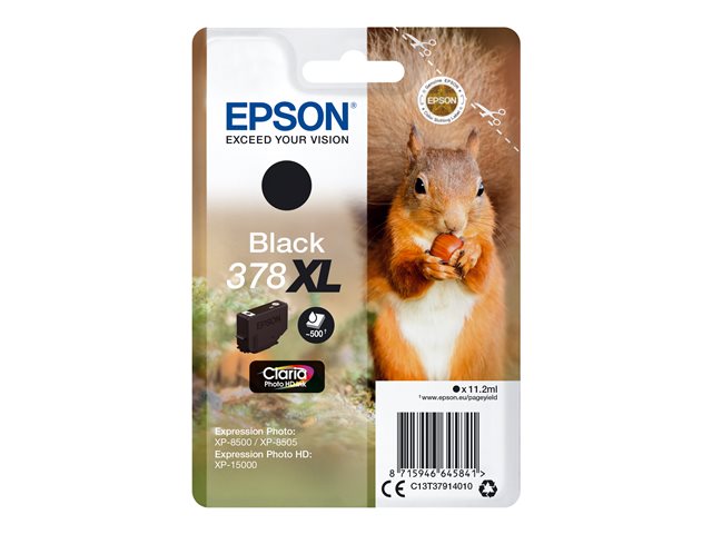EPSON 5LB 378XL черна касета с мастило със сигурност w/s