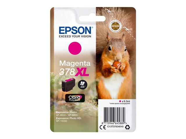 EPSON 4LB 378XL Магента касета с мастило със сигурност w/s