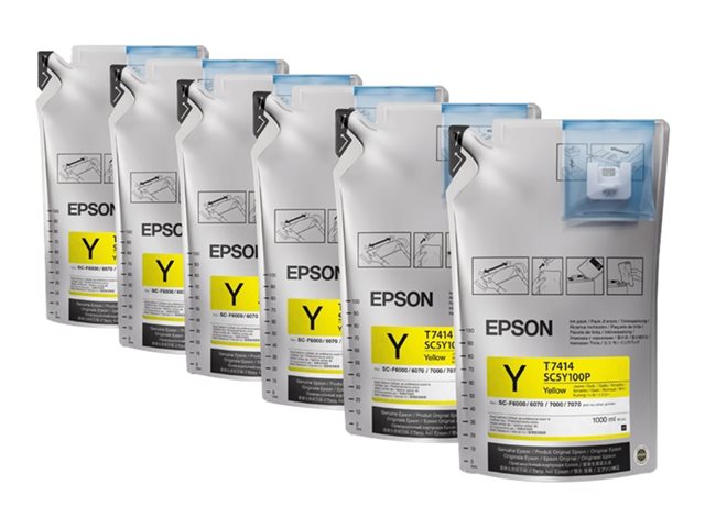EPSON UltraChrome DS Yellow T741400 1Lx6опаковки