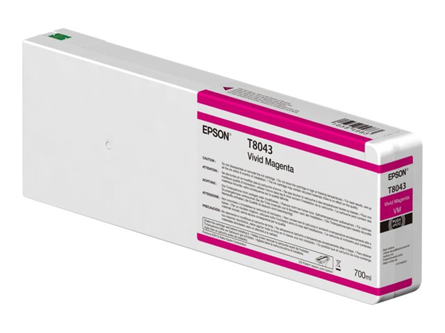EPSON Singlepack Vivid Magenta T804300 UltraChrome HDX/HD 700 ml