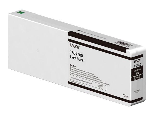 EPSON Singlepack Light Black T804700 UltraChrome HDX/HD 700 ml
