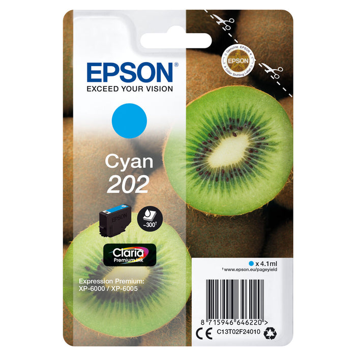 Оригиална касета за мастило Epson EP64622 (4,1 ml) Синьо-зелен