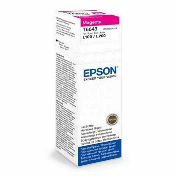 Оригиална касета за мастило Epson C13T664340 Сив Пурпурен цвят (1 броя)