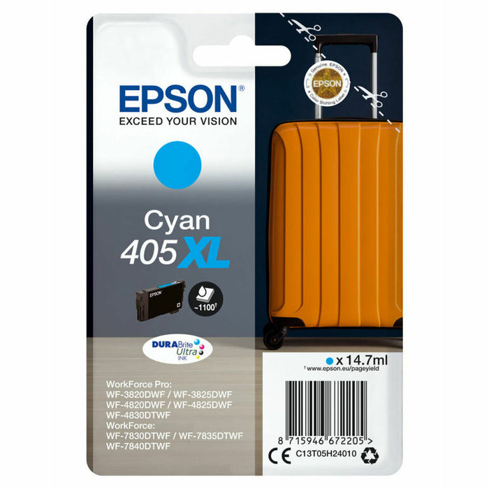 Оригиална касета за мастило Epson C13T05H24010 Синьо-зелен