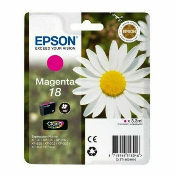 Съвместим касета с мастило Epson Cartucho 18 magenta Многоцветен Пурпурен цвят