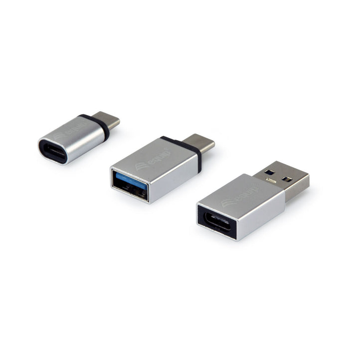 USB Aдаптер Equip 133475 Сребрист (3 броя)