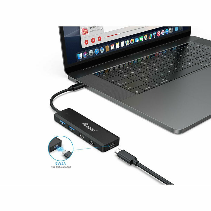 USB извод Equip 128964 Черен