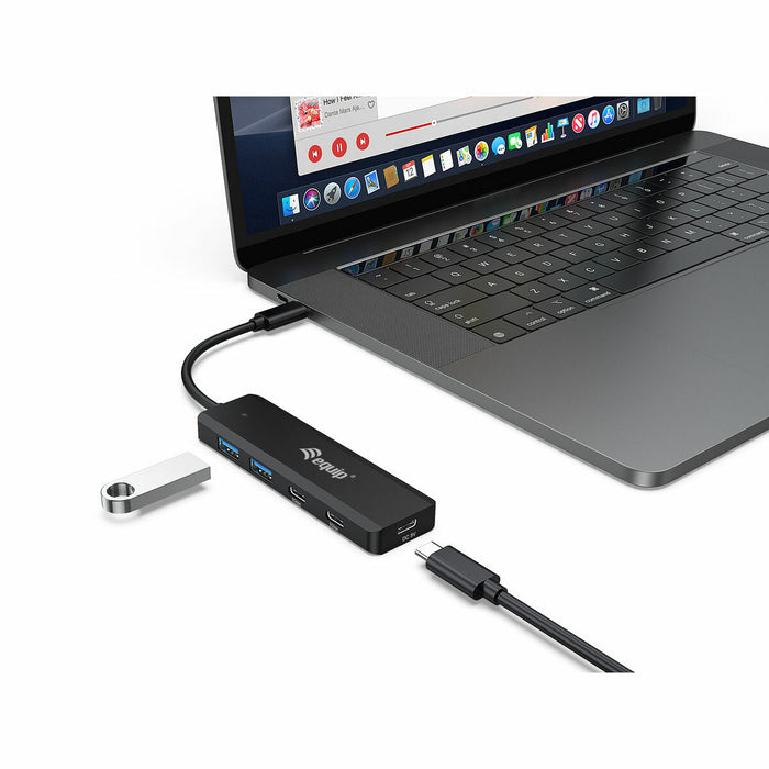 USB извод Equip 128964 Черен