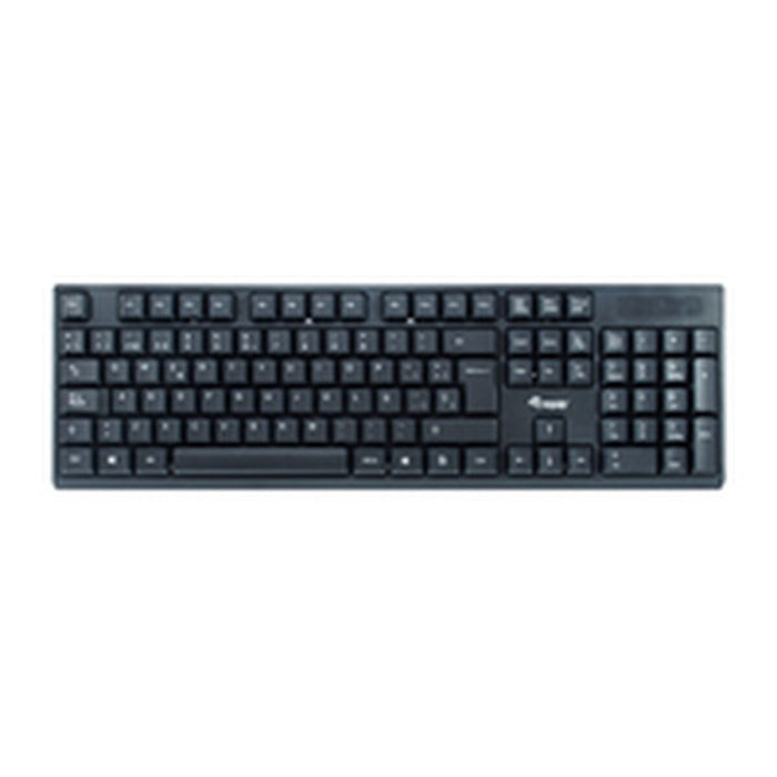 Клавиатура Equip 245221 Черен Испанска Qwerty испански