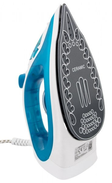 Ютия Esperanza EHI002 Парна ютия Керамична гладеща плоча Синьо, Бяло 2200 W