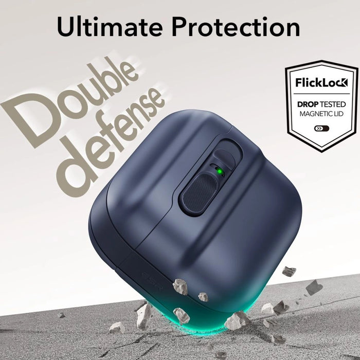 Калъф ESR Pulse Halolock Magsafe за AirPods 4 - син