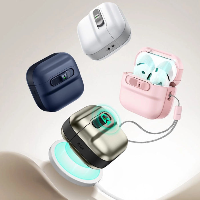 Калъф ESR Pulse Halolock Magsafe за AirPods 4 - син
