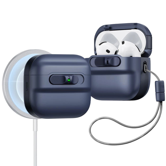 Калъф ESR Pulse Halolock Magsafe за AirPods 4 - син