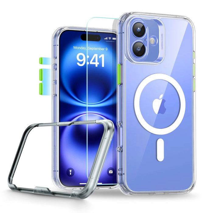 Калъф ESR Classic Pro Set Halolock MagSafe за iPhone 16 - прозрачен