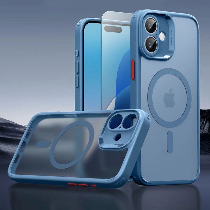Калъф ESR Classic Pro Set Halolock MagSafe за iPhone 16 - син