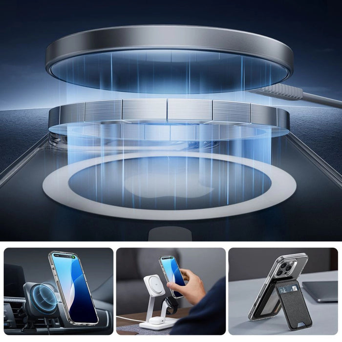 Калъф ESR Classic Pro Set Halolock MagSafe за iPhone 16 Pro Max - прозрачен